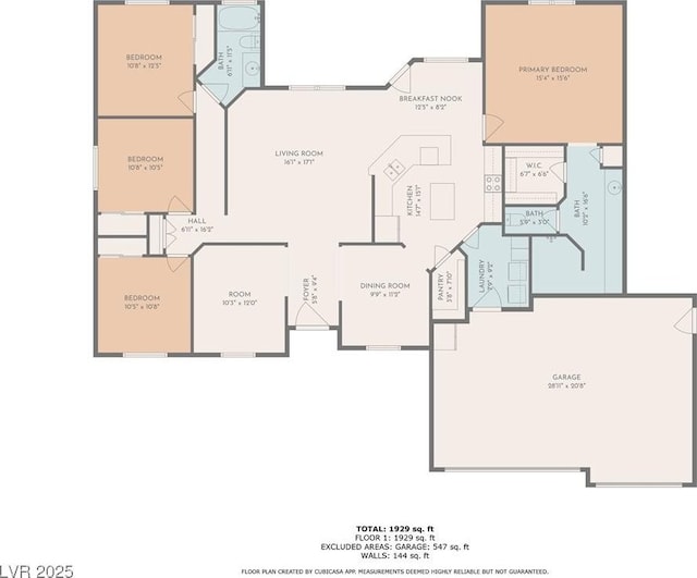 231 Bristle Cone, Pahrump, NV 89048 - view of property floor plan