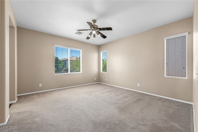 3757 Via Geneva, Henderson, NV 89052 - empty room with ceiling fan and carpet flooring
