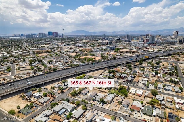 367 N 16th St, Las Vegas, NV 89101 - view of urban area featuring a main thoroughfare and mountains