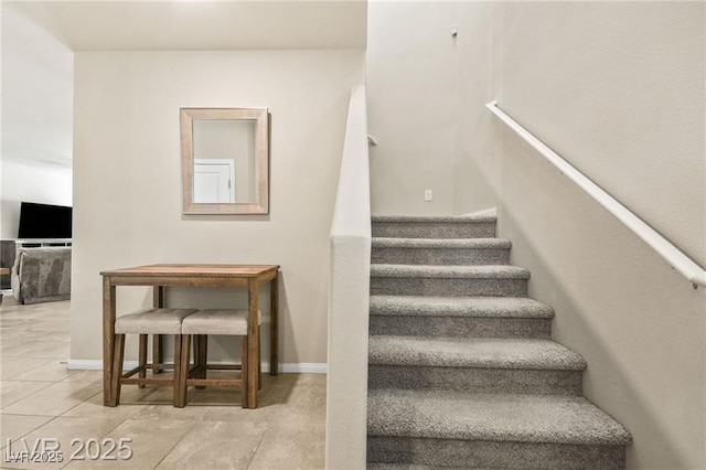 8937 Pelican Point St, Las Vegas, NV 89178 - stairway featuring tile patterned flooring and baseboards