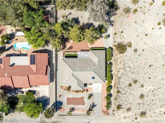 2040 Tucuman Ave, Pahrump, NV 89048 - drone / aerial view of a pool area