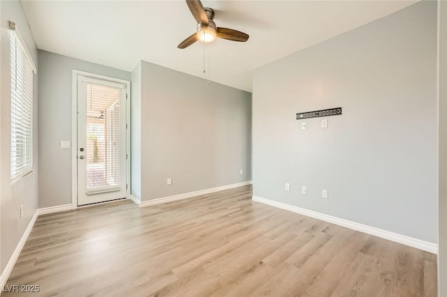 5990 Viscaya Grove St, Las Vegas, NV 89118 - unfurnished room featuring light wood finished floors and a ceiling fan