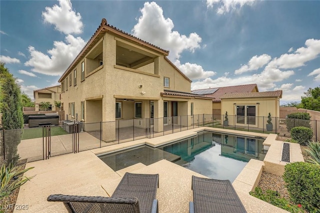 5990 Viscaya Grove St, Las Vegas, NV 89118 - view of swimming pool featuring a patio area and a fenced backyard
