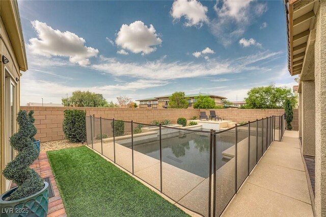 5990 Viscaya Grove St, Las Vegas, NV 89118 - view of pool featuring a fenced backyard and a patio