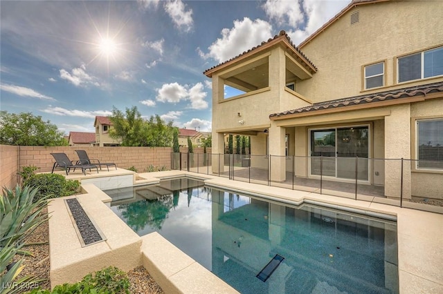 5990 Viscaya Grove St, Las Vegas, NV 89118 - view of pool with a patio and a fenced backyard