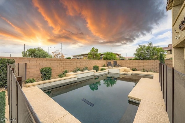 5990 Viscaya Grove St, Las Vegas, NV 89118 - view of pool featuring a fenced backyard