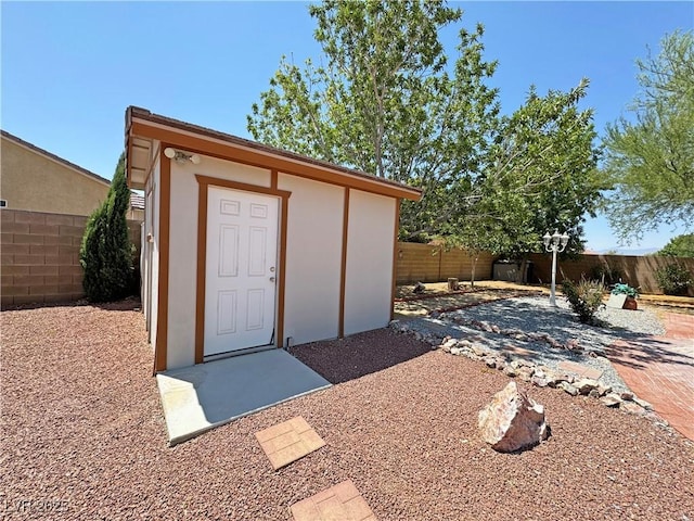 4910 Marywood Ct, Pahrump, NV 89061 - view of outdoor structure featuring a fenced backyard