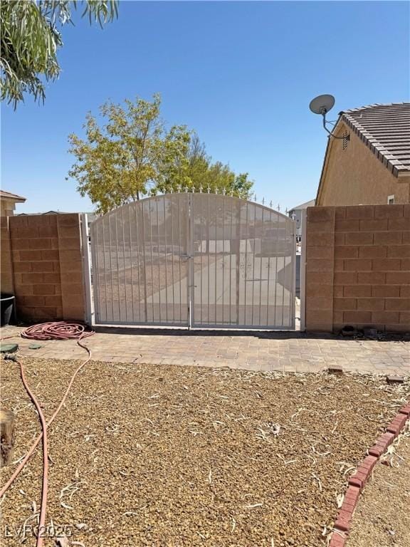 4910 Marywood Ct, Pahrump, NV 89061 - view of gate