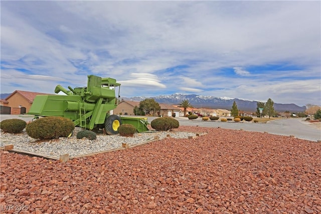 4910 Marywood Ct, Pahrump, NV 89061 - view of yard featuring a mountain view
