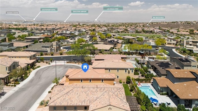 2154 Tortona St, Henderson, NV 89044 - aerial view of residential area