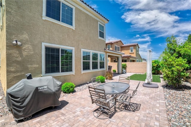 2154 Tortona St, Henderson, NV 89044 - view of patio / terrace featuring grilling area and outdoor dining area