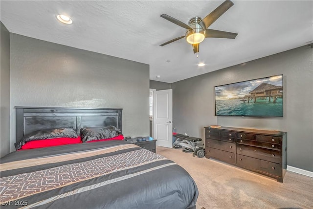 2154 Tortona St, Henderson, NV 89044 - carpeted bedroom featuring a ceiling fan and baseboards