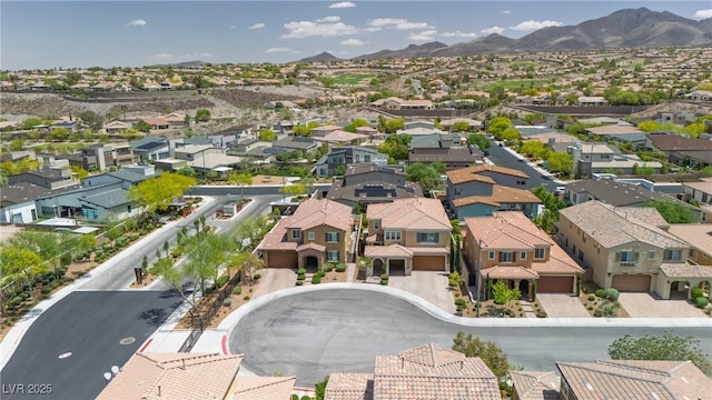 2154 Tortona St, Henderson, NV 89044 - aerial view of residential area with a mountainous background
