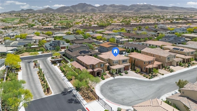2154 Tortona St, Henderson, NV 89044 - aerial perspective of suburban area with a mountainous background
