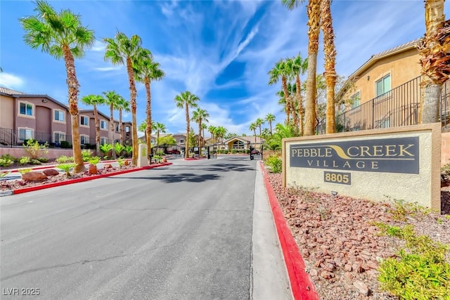 8805 Jeffreys St Unit 1048, Las Vegas, NV 89123 - community sign featuring a residential view