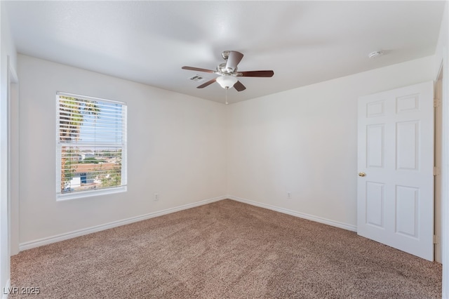 2400 Dutchmans Pipe Ct, Las Vegas, NV 89106 - carpeted spare room featuring a ceiling fan and a smoke detector