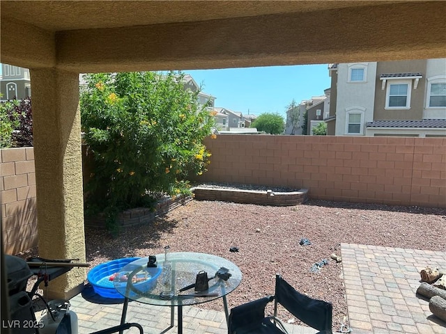 7064 Coventry Glenn Rd, Las Vegas, NV 89148 - fenced backyard with a patio