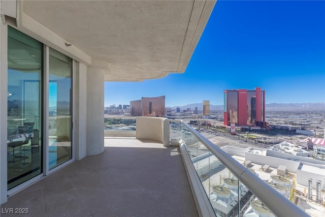 2877 Paradise Rd Unit 3202, Las Vegas, NV 89109 - balcony featuring a city view