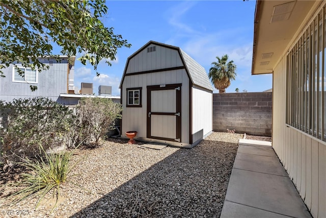 909 Biljac St, Las Vegas, NV 89145 - view of shed featuring a fenced backyard