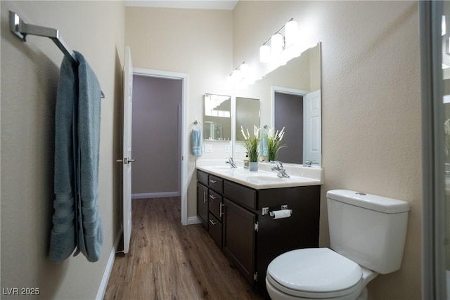 904 Swift Bear St, Henderson, NV 89002 - full bathroom featuring wood finished floors and double vanity