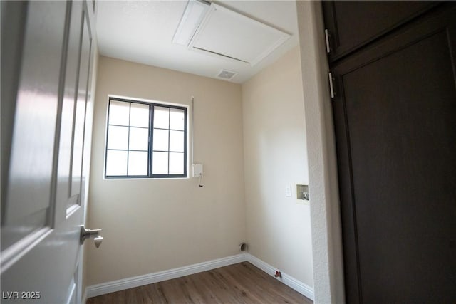 904 Swift Bear St, Henderson, NV 89002 - laundry area with wood finished floors, washer hookup, and gas dryer hookup