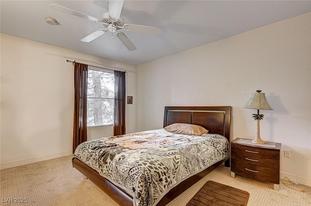 5055 W Hacienda Ave Unit 2003, Las Vegas, NV 89118 - bedroom featuring light colored carpet and a ceiling fan