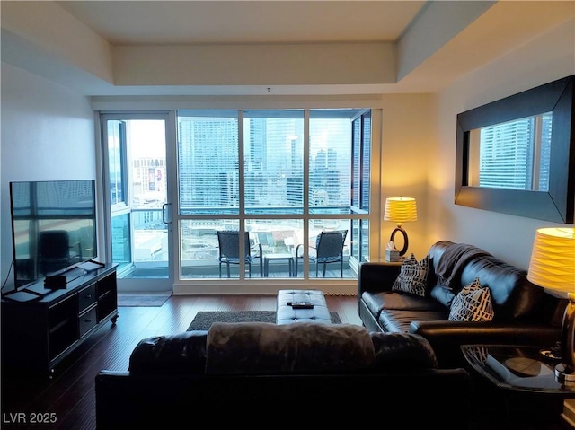 4525 Dean Martin Dr Unit 2203, Las Vegas, NV 89103 - living room featuring wood finished floors