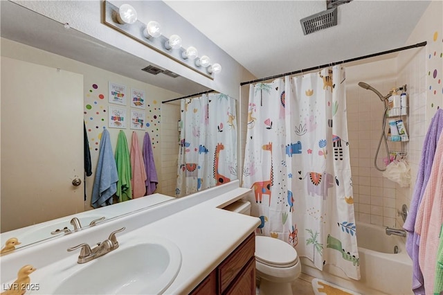 6009 Flowering Plum Ave, Las Vegas, NV 89142 - full bathroom featuring vanity and shower / bathtub combination with curtain
