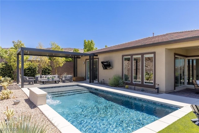 975 Amara Way, Henderson, NV 89052 - swimming pool with an outdoor hangout area and a patio
