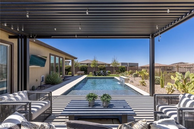 975 Amara Way, Henderson, NV 89052 - view of pool featuring a fenced backyard and a patio area