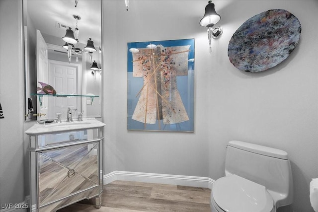 108 Valiente St, Las Vegas, NV 89144 - bathroom featuring wood finished floors and vanity