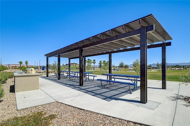 5617 Craftsman Ave, Las Vegas, NV 89122 - view of home's community featuring a pergola