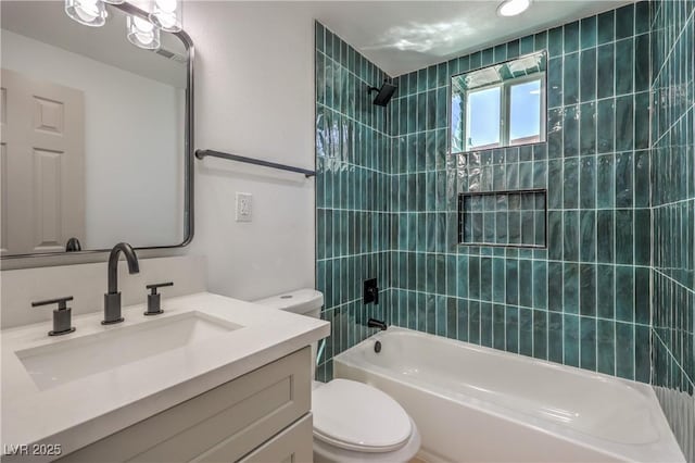 5200 Blanton Dr, Las Vegas, NV 89122 - bathroom featuring vanity and tub / shower combination