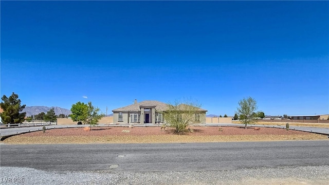 3780 Shawnee Ave, Pahrump, NV 89048 - ranch-style home featuring a mountain view