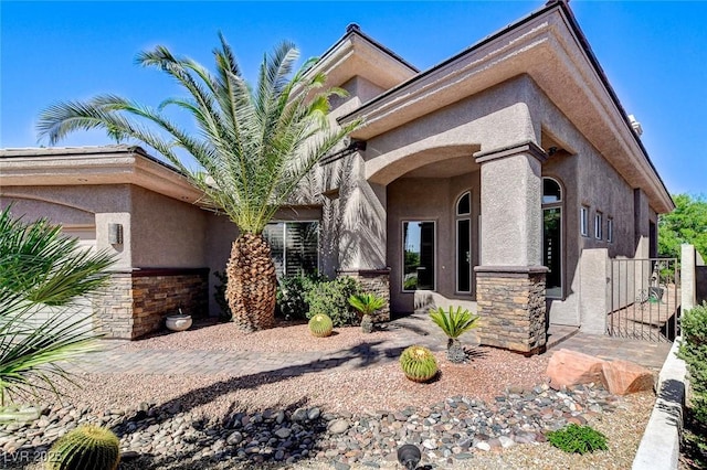 536 Pima Canyon Ct, Las Vegas, NV 89144 - view of front of property featuring stucco siding and stone siding
