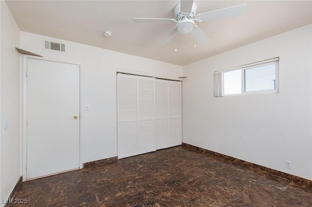 922 Westminster Ave, Las Vegas, NV 89119 - unfurnished bedroom with a closet and ceiling fan