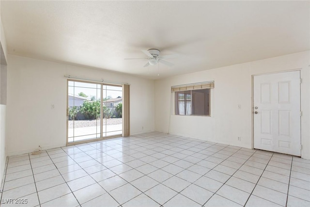 922 Westminster Ave, Las Vegas, NV 89119 - unfurnished room featuring a ceiling fan and light tile patterned flooring