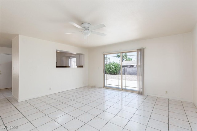 922 Westminster Ave, Las Vegas, NV 89119 - unfurnished room with a ceiling fan and light tile patterned flooring