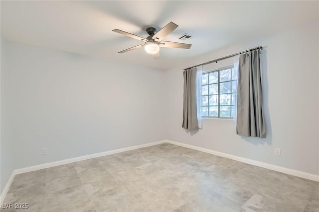 5425 Comchec Way Unit 103, Las Vegas, NV 89108 - spare room with ceiling fan and baseboards