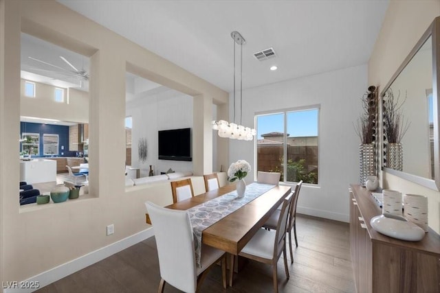 6804 Regency Stone Way, Las Vegas, NV 89148 - dining room featuring wood finished floors and recessed lighting