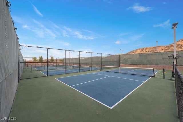 6804 Regency Stone Way, Las Vegas, NV 89148 - view of tennis court featuring community basketball court