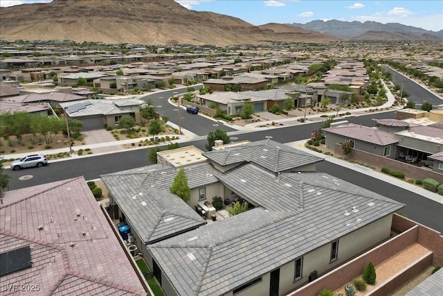 6804 Regency Stone Way, Las Vegas, NV 89148 - aerial perspective of suburban area with mountains