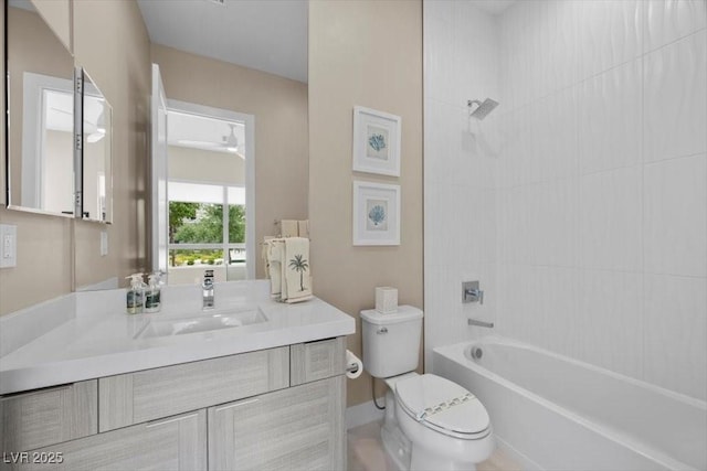 6804 Regency Stone Way, Las Vegas, NV 89148 - full bathroom featuring vanity and bathtub / shower combination