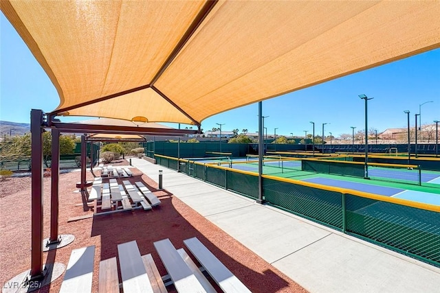 2205 Sandstone Cliffs Dr, Henderson, NV 89044 - view of property's community with a tennis court