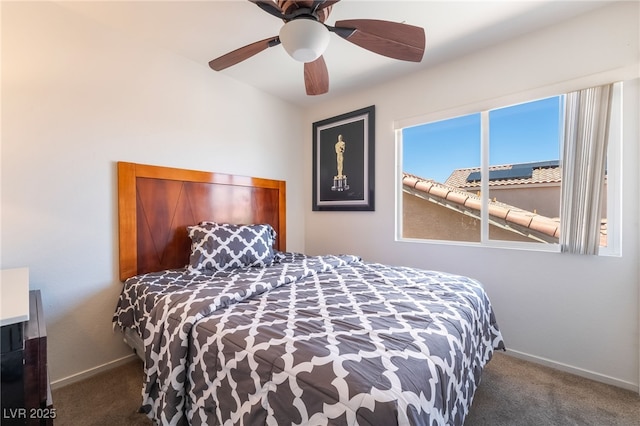 7459 Aurora Glow St, Las Vegas, NV 89139 - bedroom featuring carpet and a ceiling fan