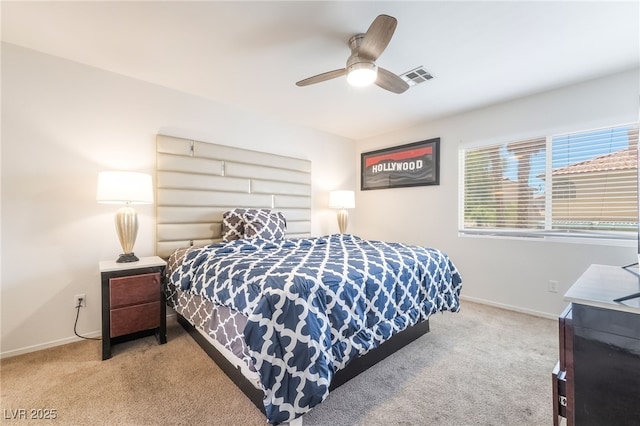 7459 Aurora Glow St, Las Vegas, NV 89139 - bedroom featuring carpet floors and a ceiling fan