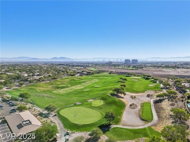 613 Pinnacle Heights Ln, Las Vegas, NV 89144 - view of property location with a golf course and a mountainous background