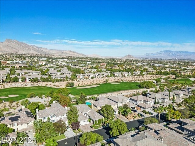 613 Pinnacle Heights Ln, Las Vegas, NV 89144 - aerial overview of property's location featuring nearby suburban area and a local golf course