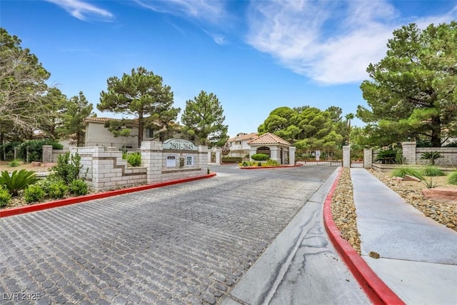 2627 S Durango Dr Unit 201, Las Vegas, NV 89117 - mediterranean / spanish-style house featuring a gate