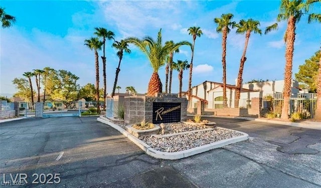 2253 Van Gogh Dr, Henderson, NV 89074 - community sign featuring a gate
